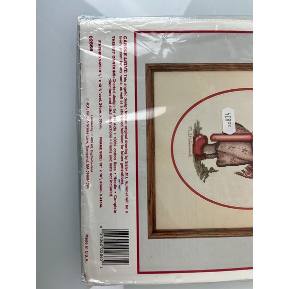 JCA Needle Treasures Counted Cross Stitch Kit MJ Hummel "Candlelight" NEW - Picture 5 of 7